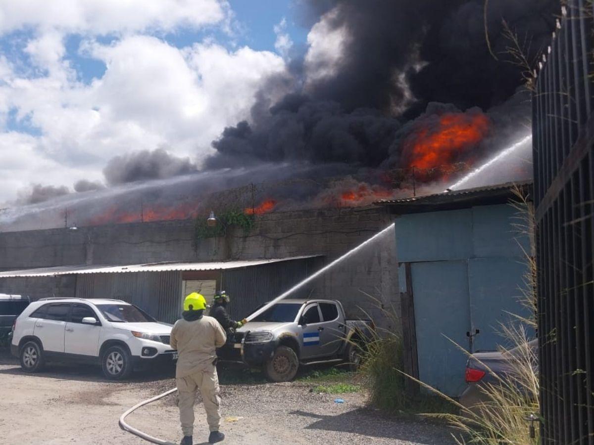 Las imágenes del pavoroso incendio en la colonia El Prado