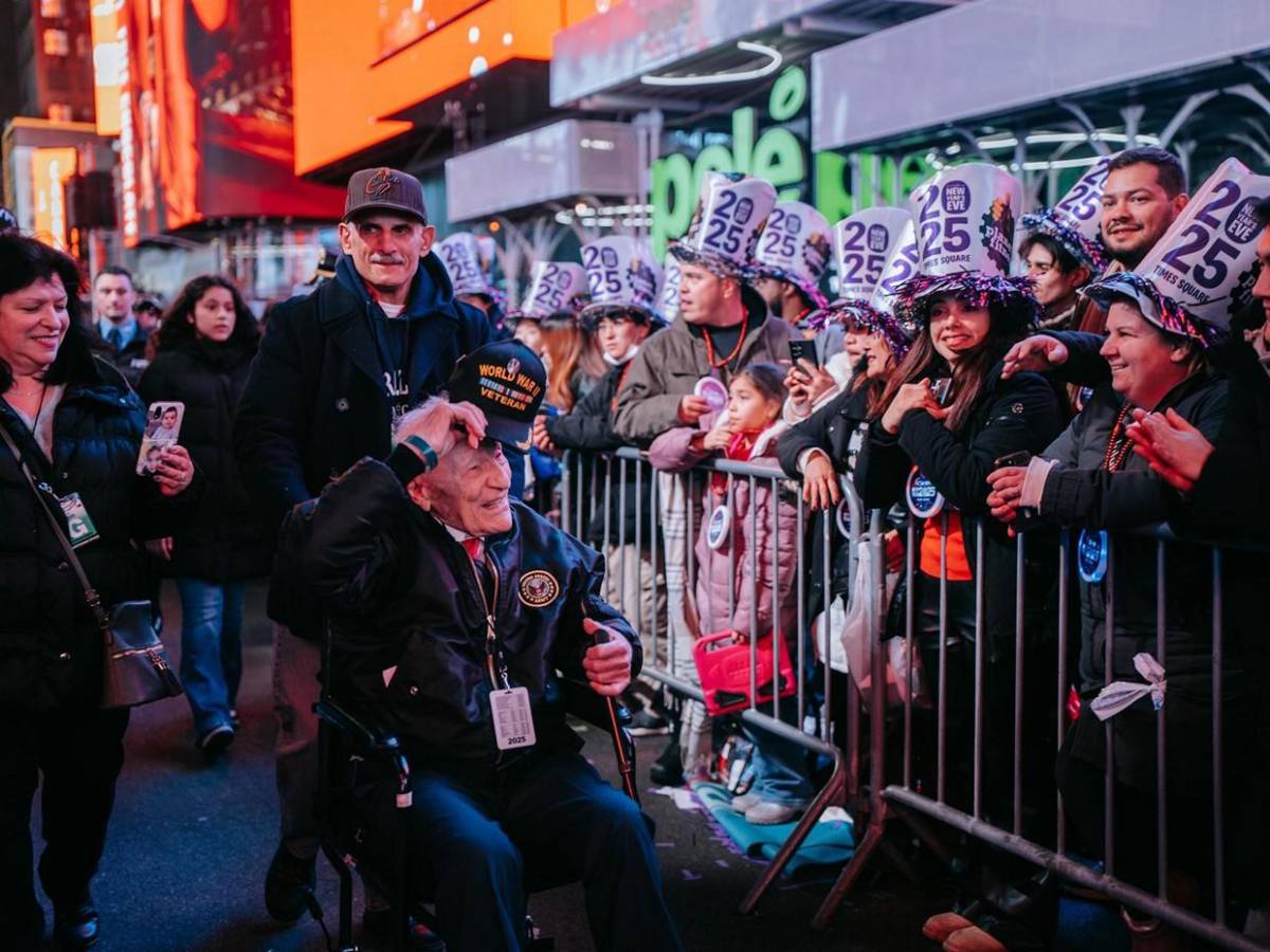 Así se vivió la bienvenida a 2025 en Times Square, Nueva York