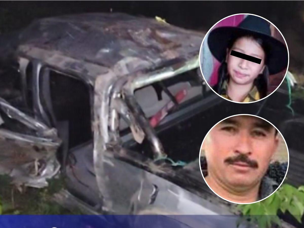 Dos personas muertas y dos heridos en aparatoso accidente en Florida, Copán