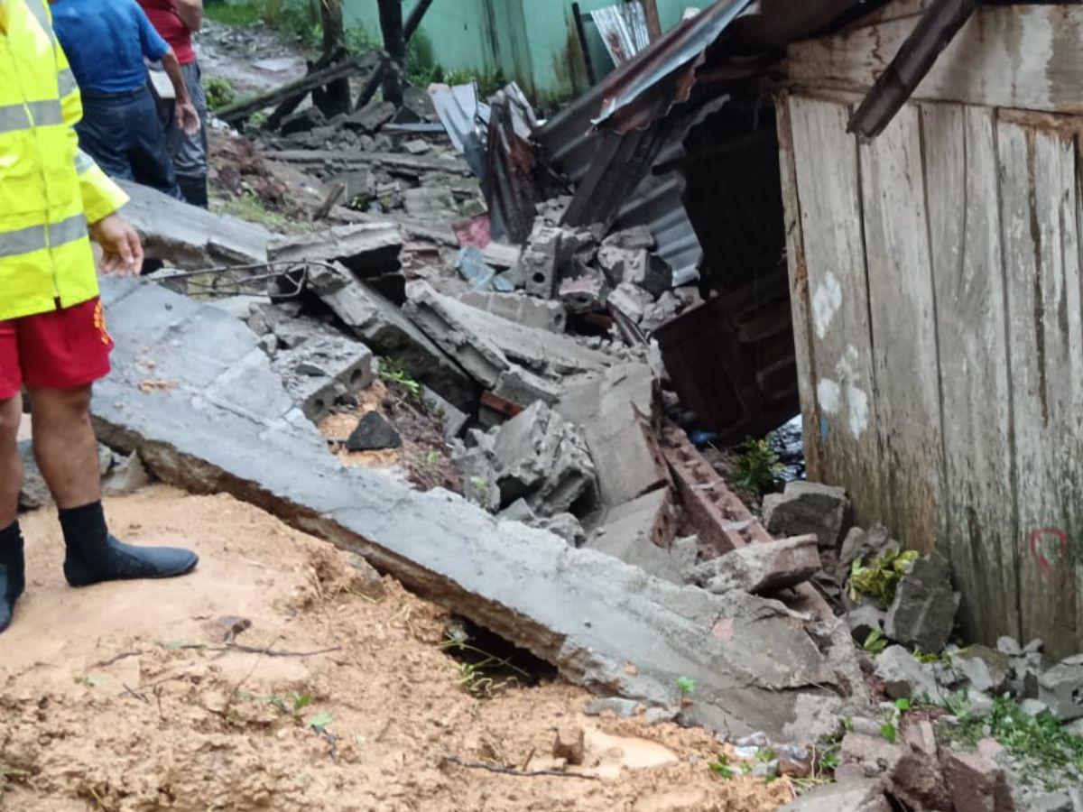 Los daños que ha dejado la tormenta Sara en la zona norte de Honduras