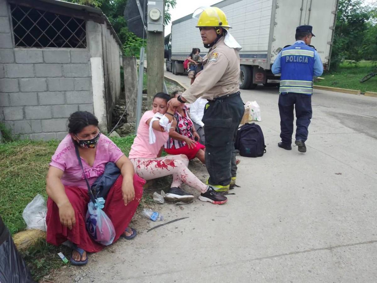 En el percance no se reportaron decesos pero si ocho lesionados.