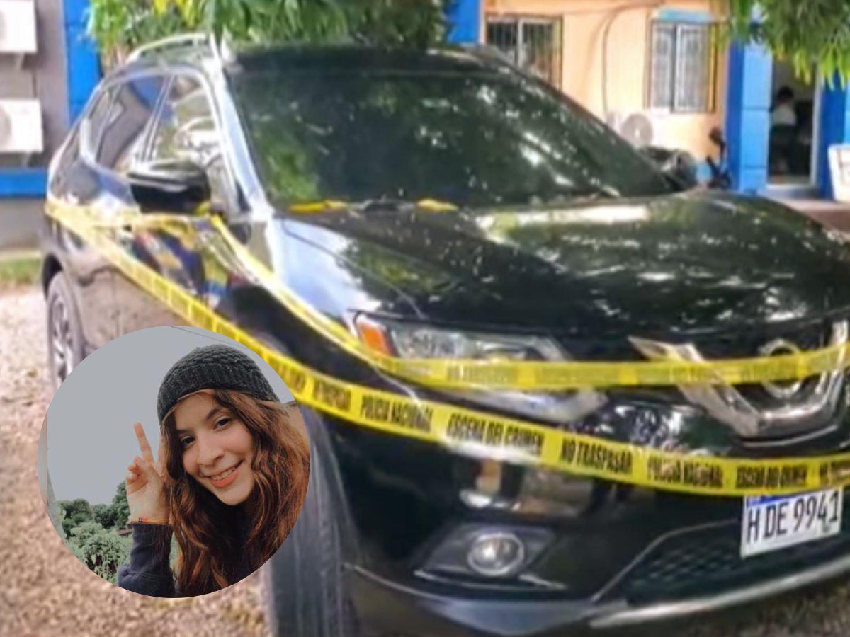 Recuperan vehículo de Dulce Reyes, joven que fue asesinada en La Ceiba