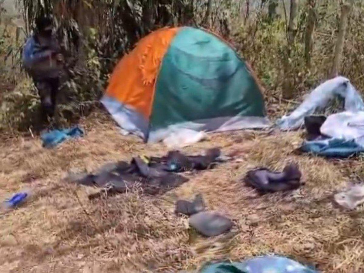 Así hallaron el campamento de la Pandilla 18 en El Merendón