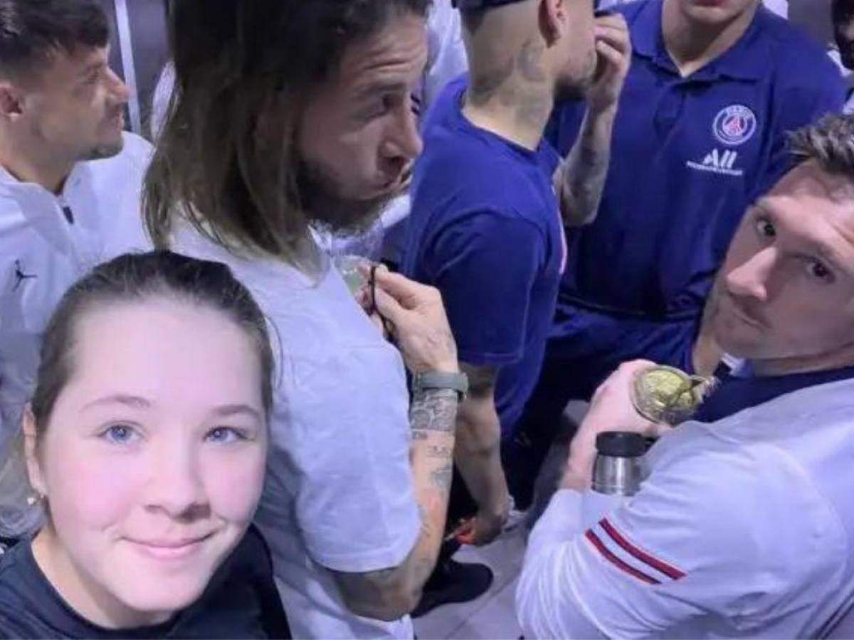 Golfista Marta Silchenko se encontró con Messi y jugadores del PSG en un ascensor y se volvió viral