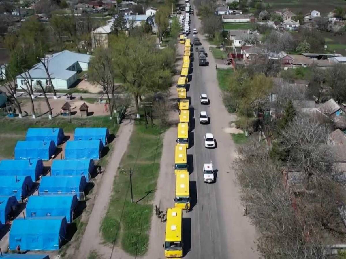 Rusia prepara un desfile militar el 9 de mayo en Mariúpol, Ucrania