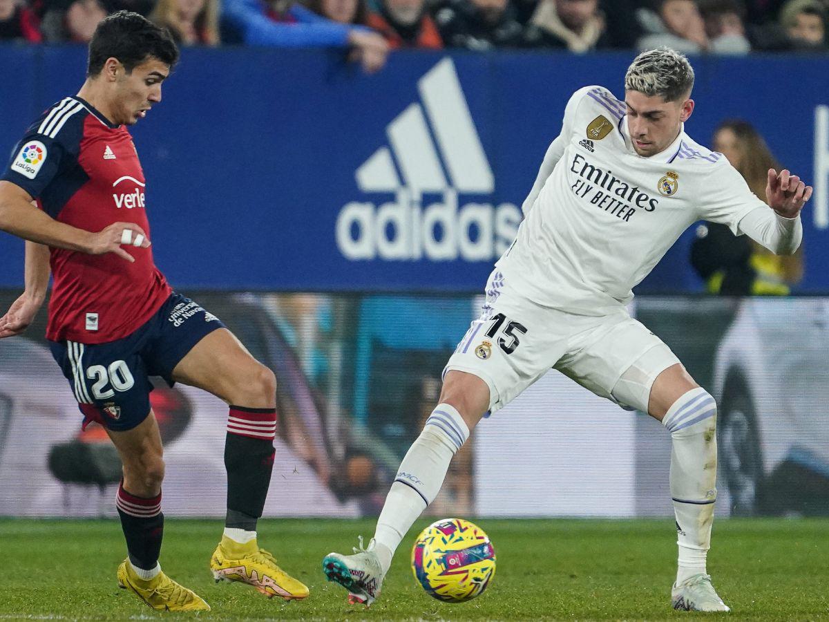 Real Madrid derrota 2-0 al Osasuna y le mete presión al Barcelona