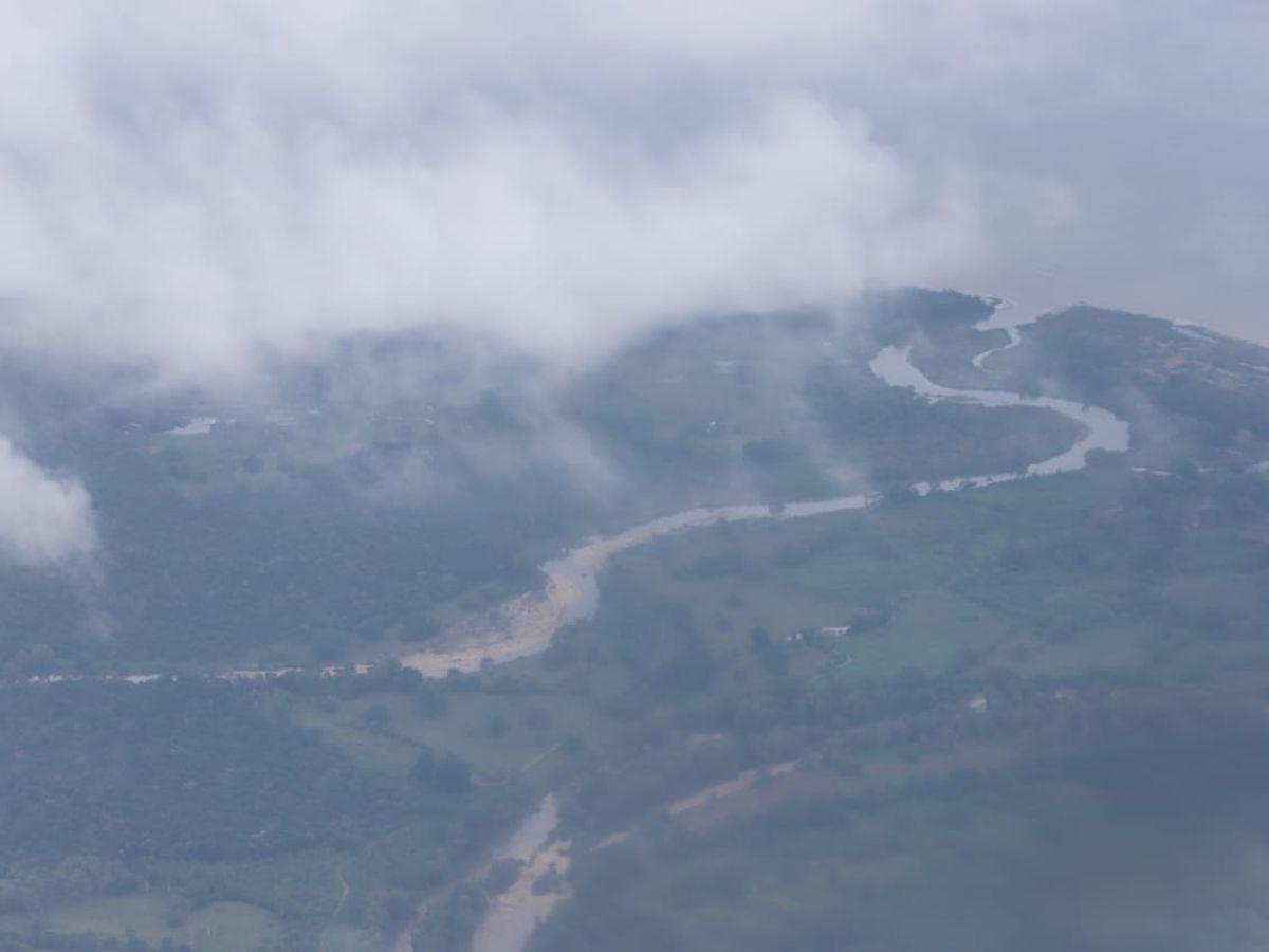 Una espesa neblina cubre La Mosquitia hondureña este fin de semana.