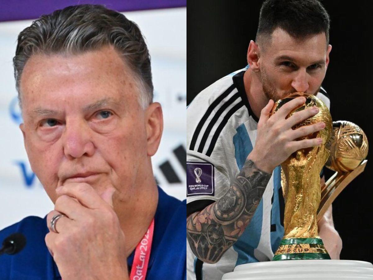 Van Gaal explota contra Messi y Argentina: “Estaba premeditado, debía ser campeón del mundo”