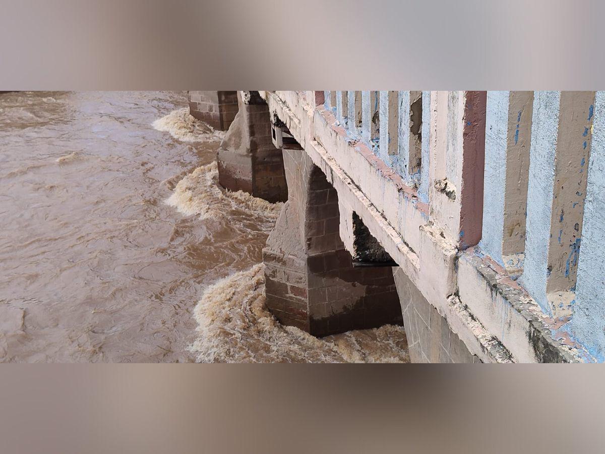 Caudal del río Choluteca disminuye tras las lluvias de la tormenta Sara