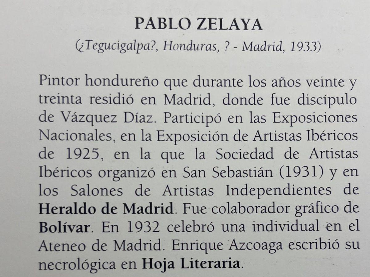 Pablo Zelaya Sierra y la Edad de Plata en España