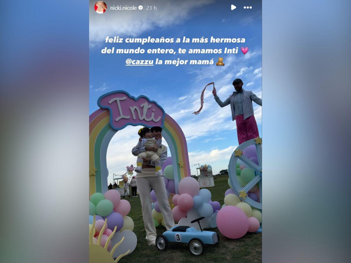 Cazzu celebra el primer cumpleaños de su hija Inti: ¿asistió Nodal a la fiesta?