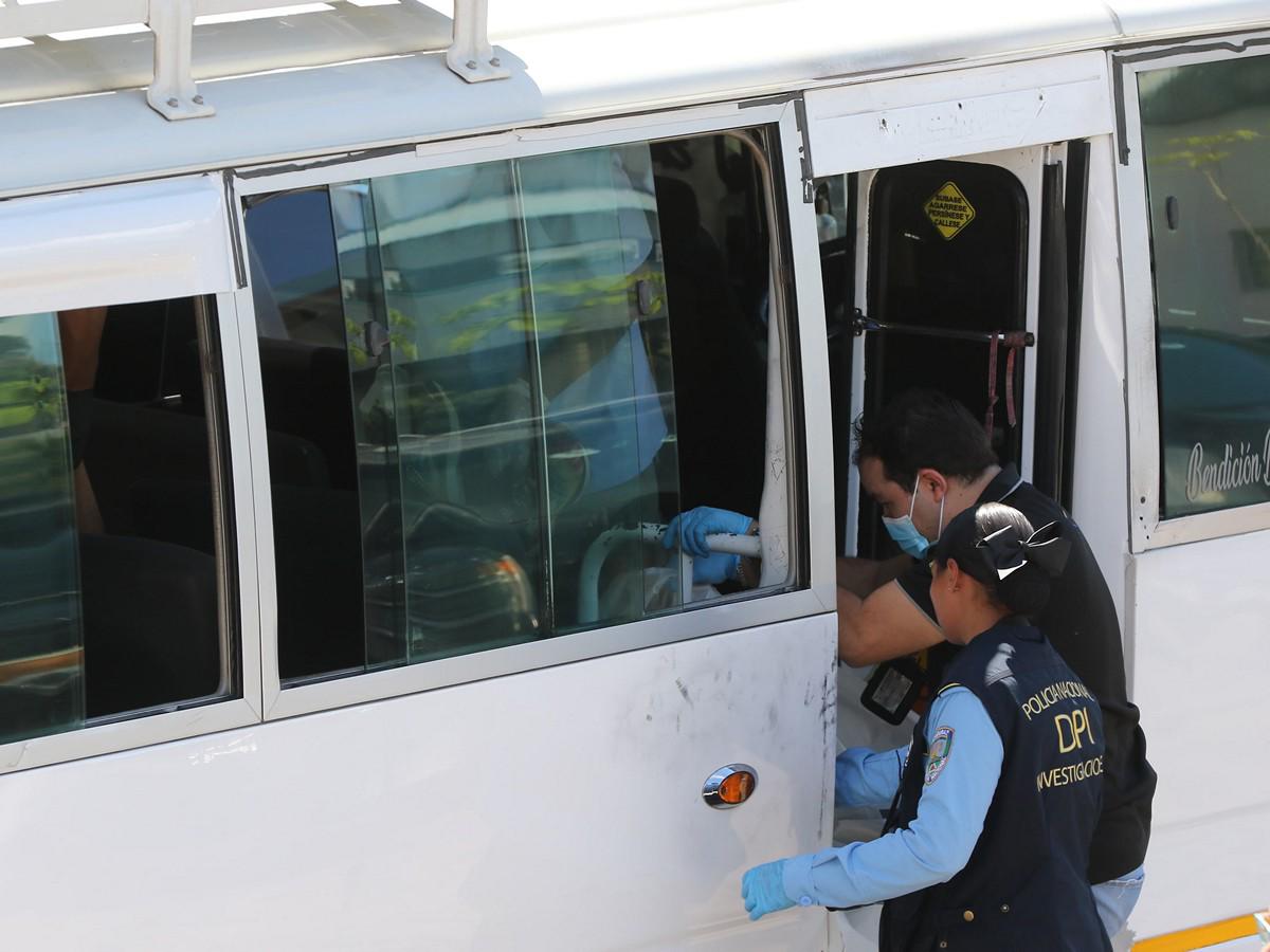 En parqueo del IHSS expiró pasajero tras asalto en bus de Las Torres