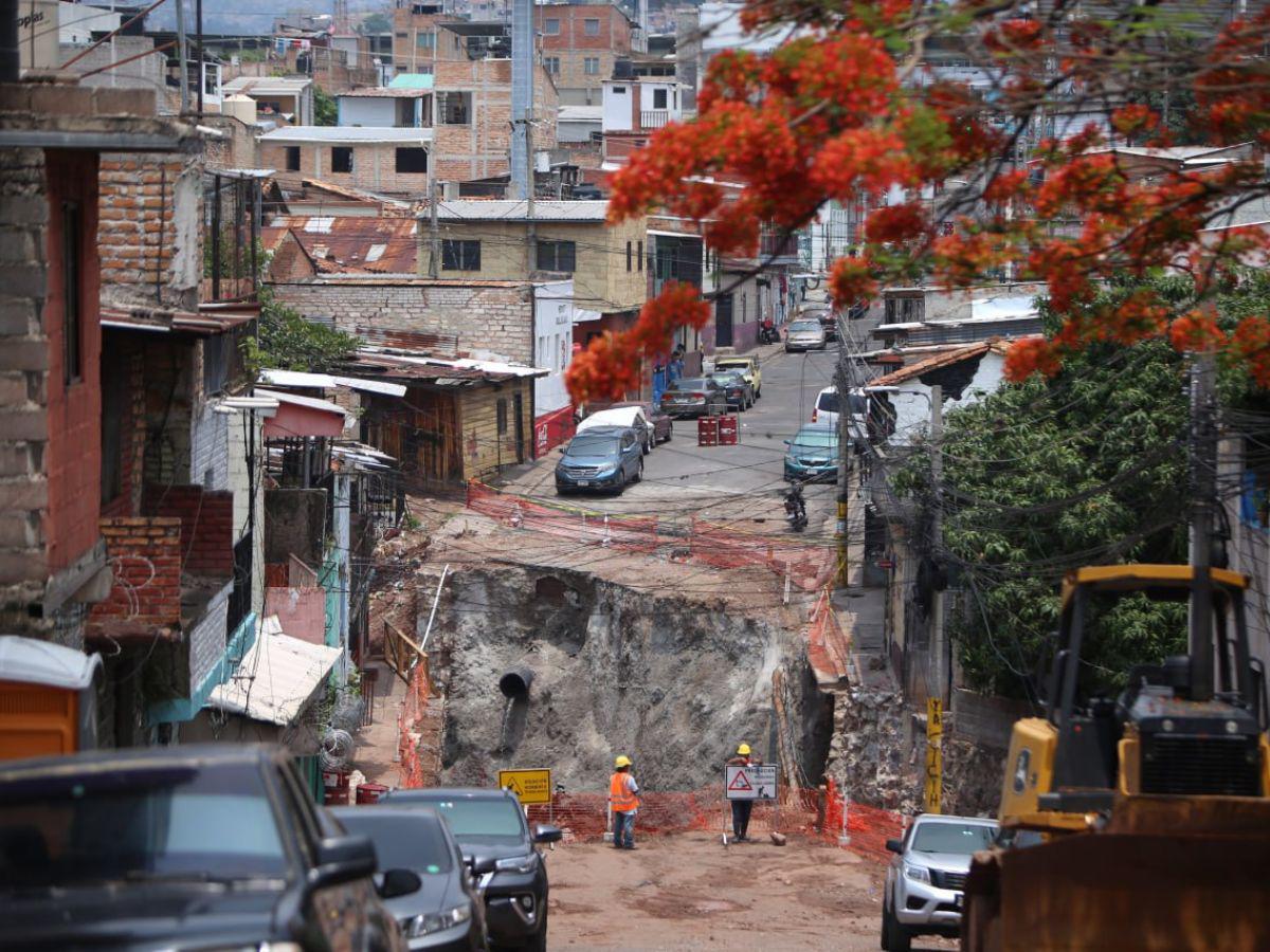 Lluvias en la capital pausarán obras valoradas en más de L1,400 millones