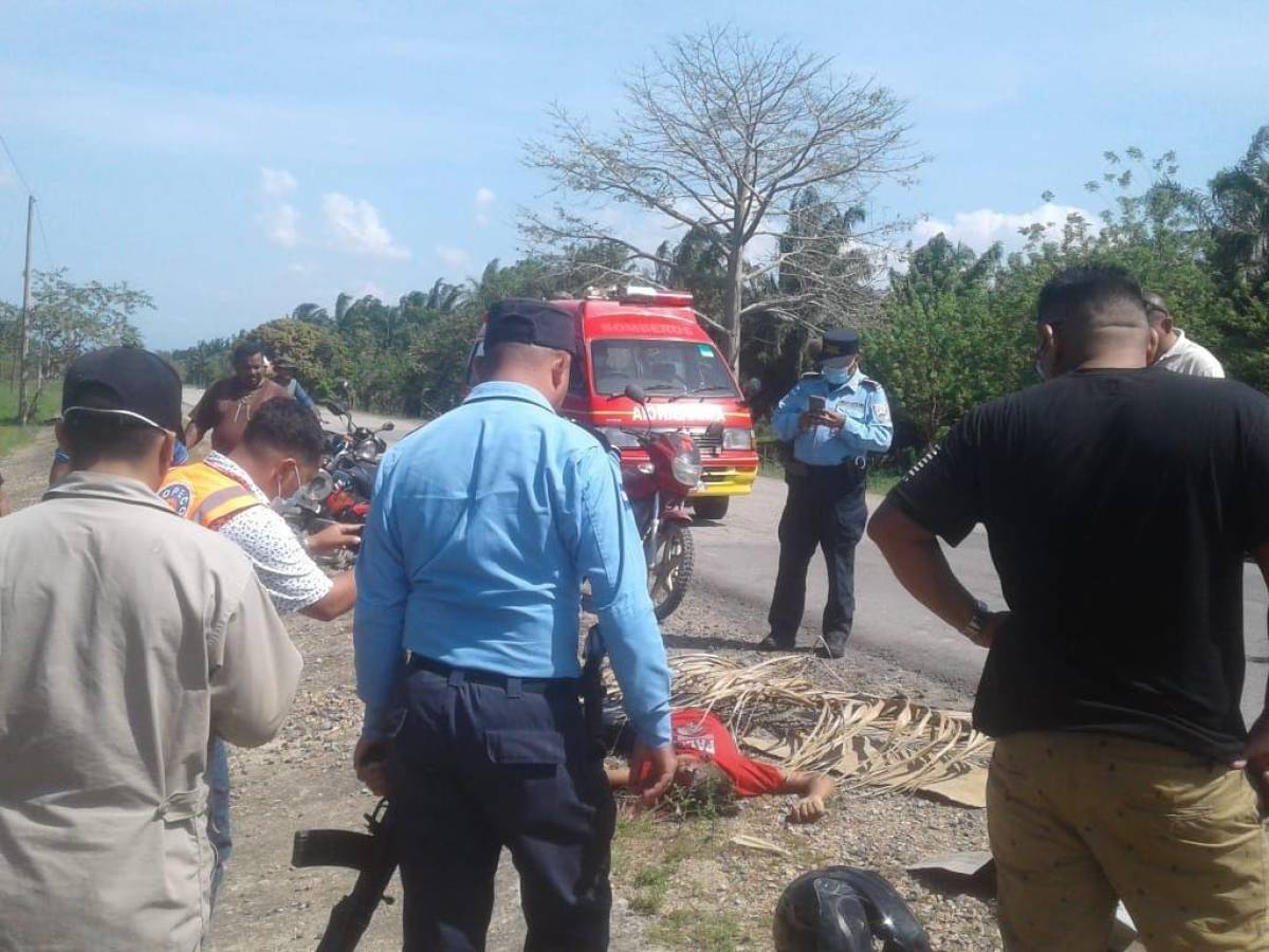 Asesinan a dos personas cuando se conducían en una motocicleta en Trujillo, Colón