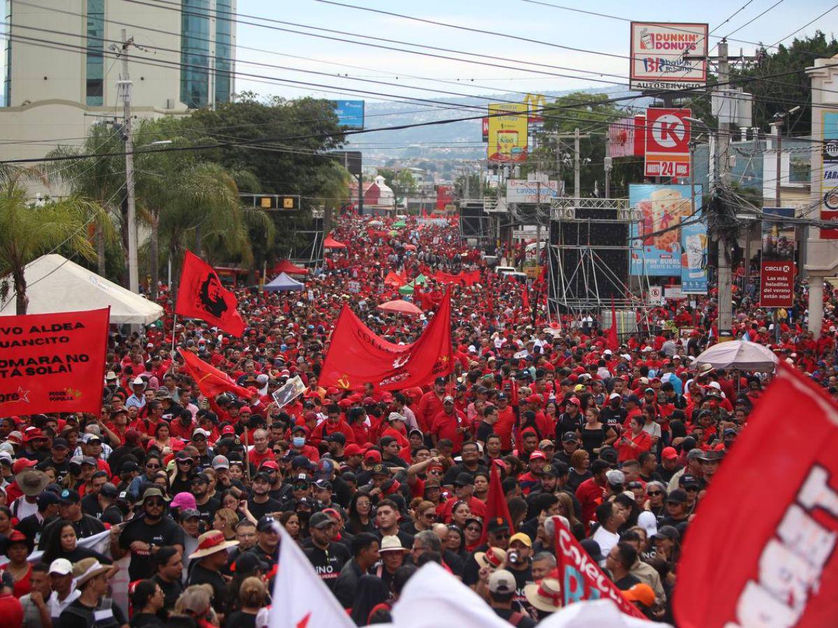 Colectivos de Libre se movilizarán a Casa Presidencial el 14 de septiembre