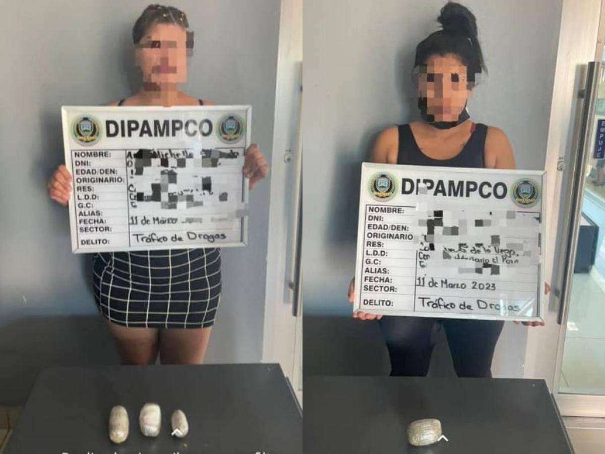 Capturan a cuatro mujeres que intentaban ingresar droga a “El Pozo”