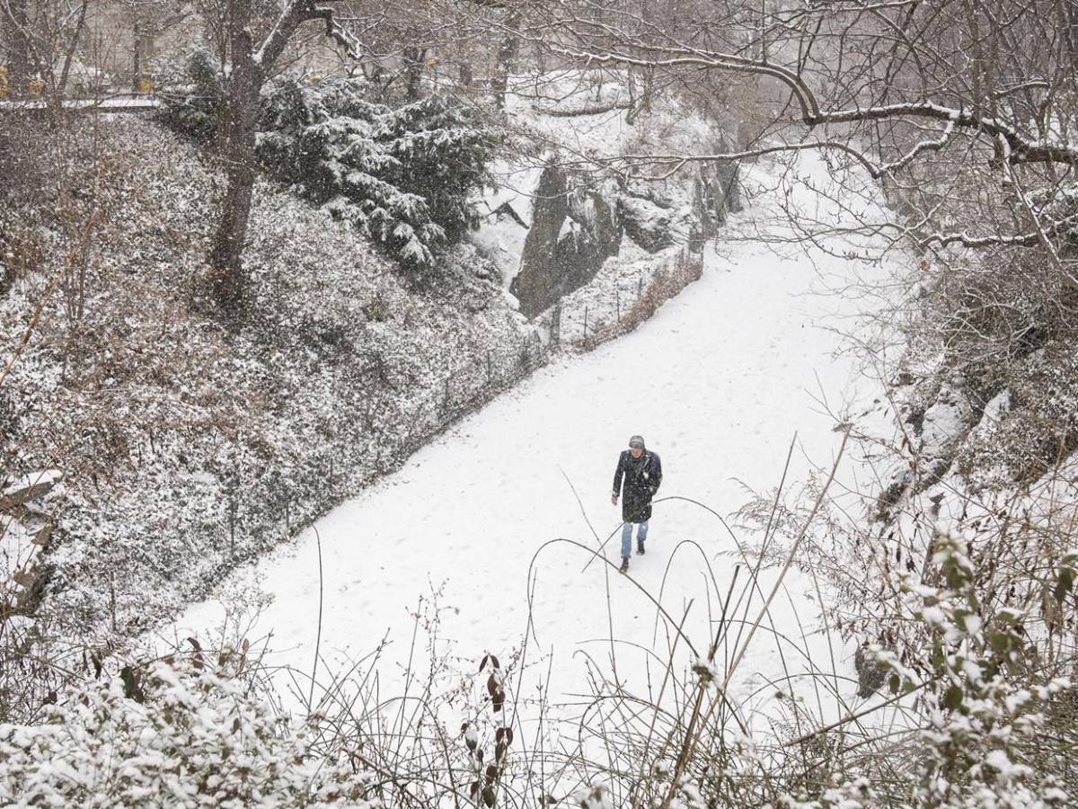 Tormenta de nieve en EUA deja impresionantes imágenes en Nueva York