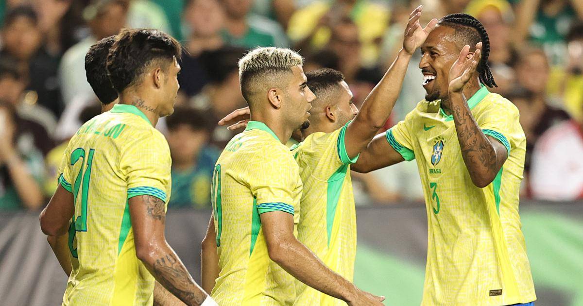 Brasil vence a México en amistoso previo a la Copa América 2024