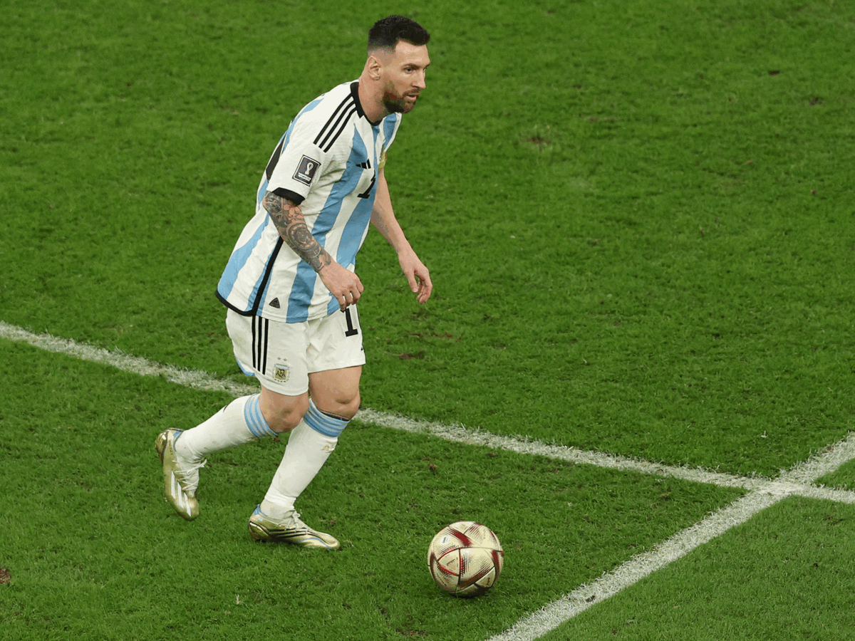 Messi, el máximo goleador de Argentina en Mundiales