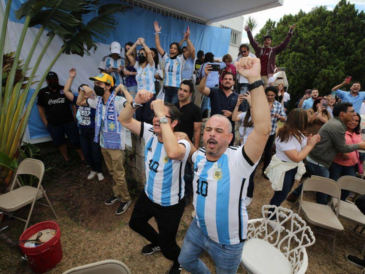 Así celebran en Honduras que Argentina se coronara campeón del mundo