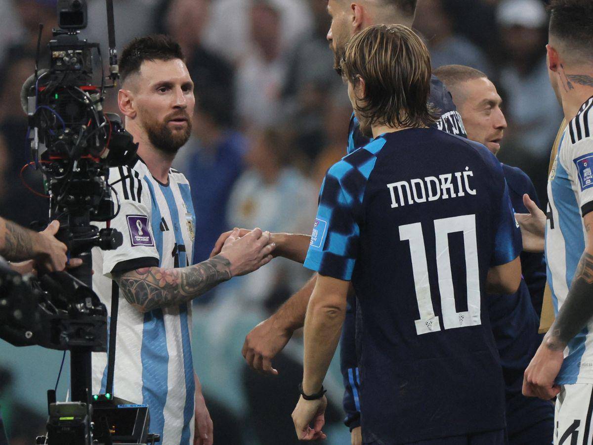 El deseo de Luka Modric a Messi tras clasificar a la final del Mundial