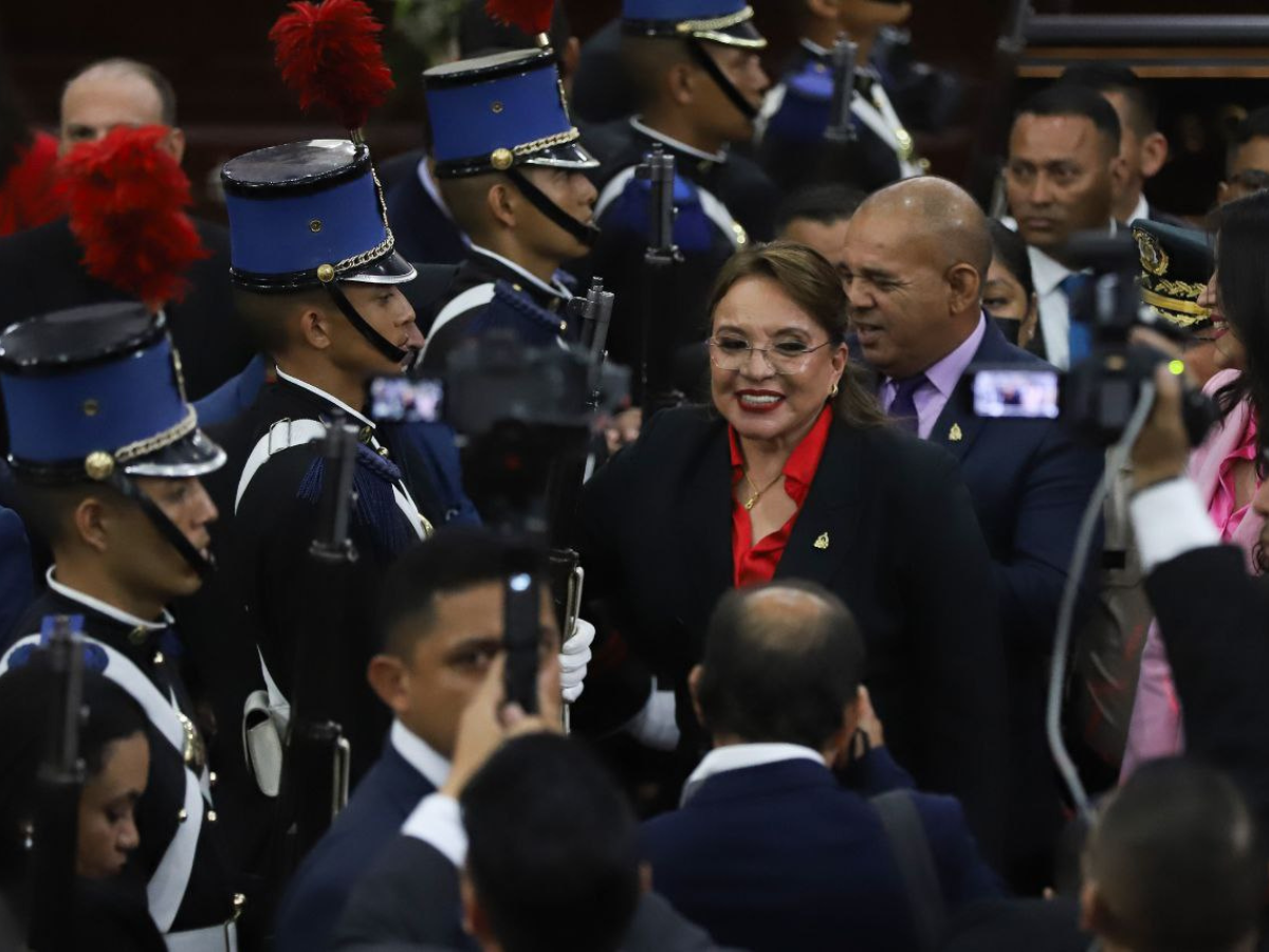 $!La presidenta Xiomara Castro dijo seguir siendo una ciudadana de la resistencia.