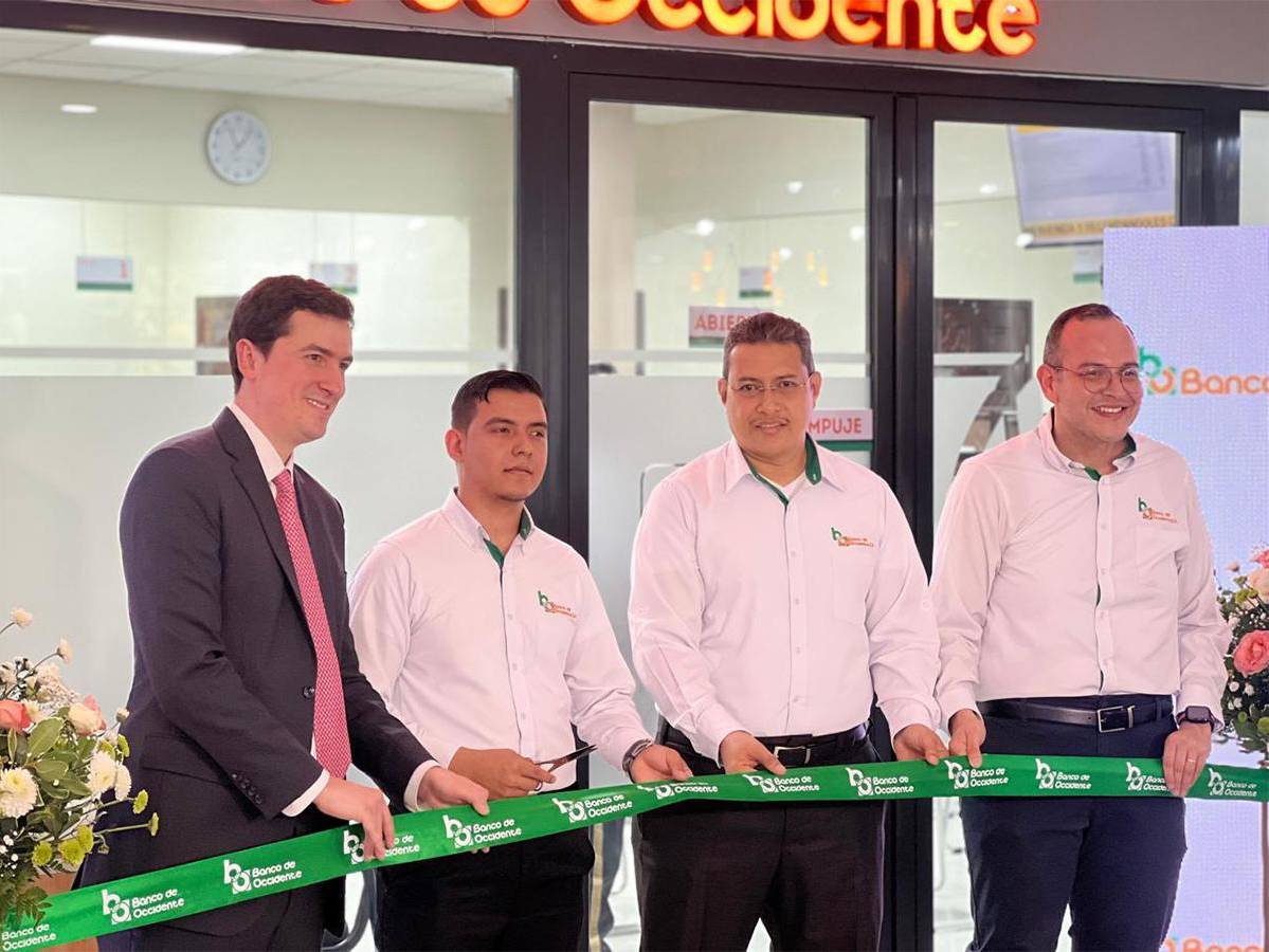 Banco de Occidente inaugura nueva agencia en Plaza de Reyes en la zona sur de Tegucigalpa