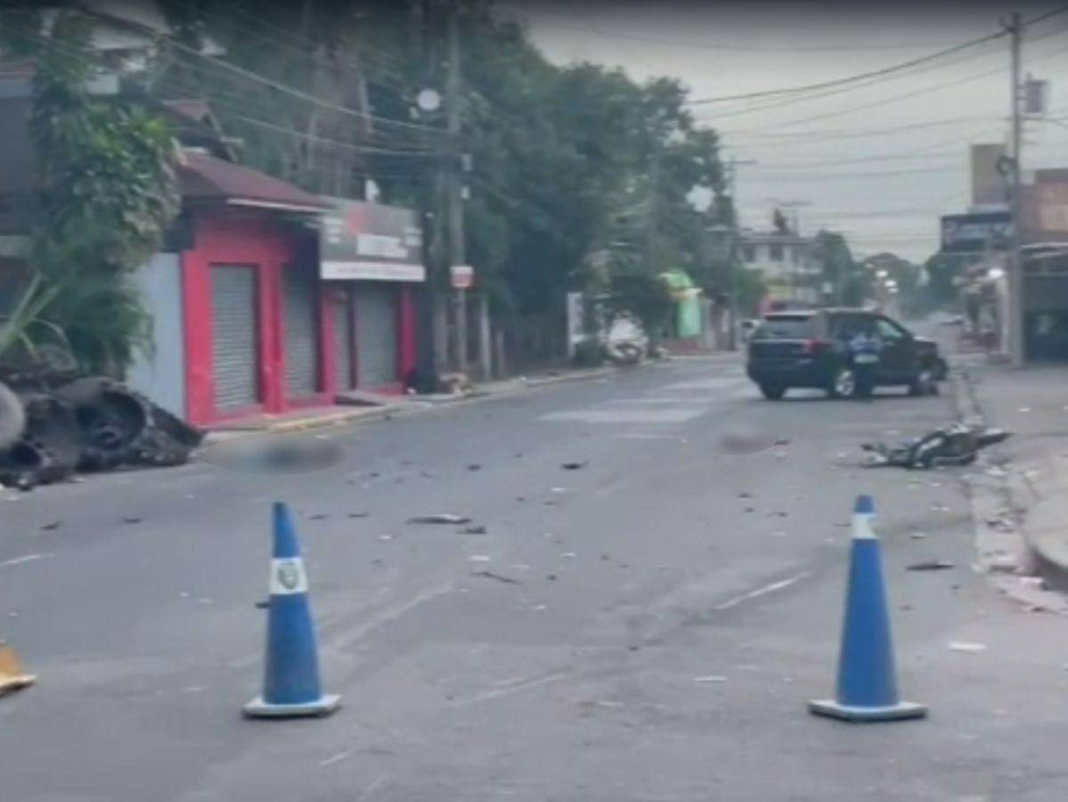 Dos jóvenes mueren en fatal accidente en San Pedro Sula