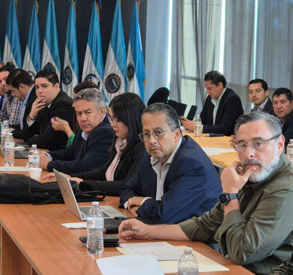 Representantes del sector privado analizan las propuestas presentadas por la comisión.