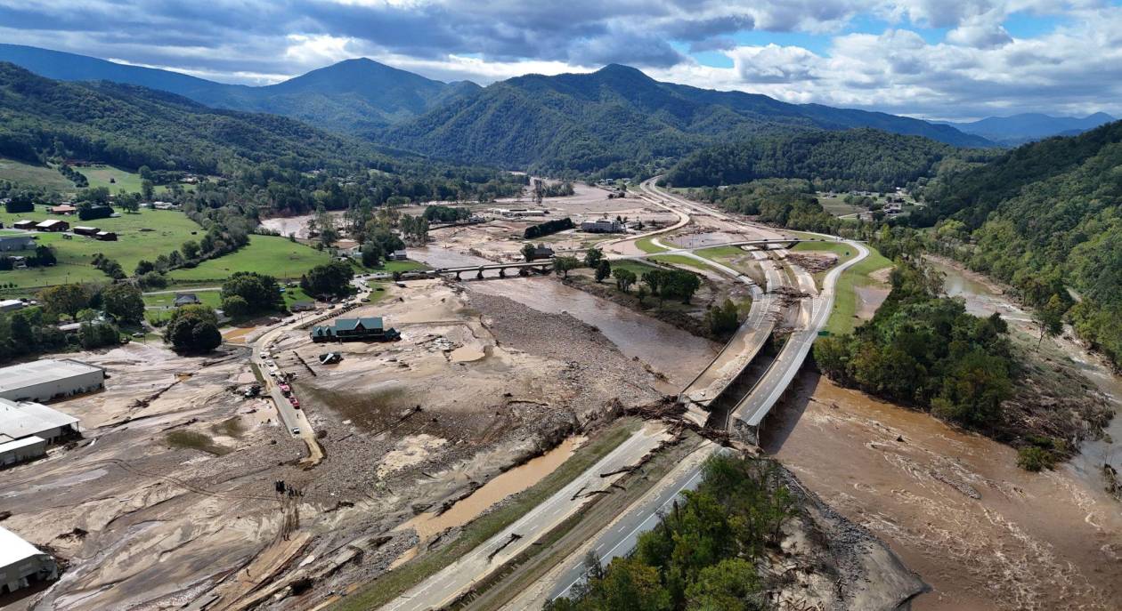 Huracán Helene causó daños históricos en el Sendero de los Apalaches