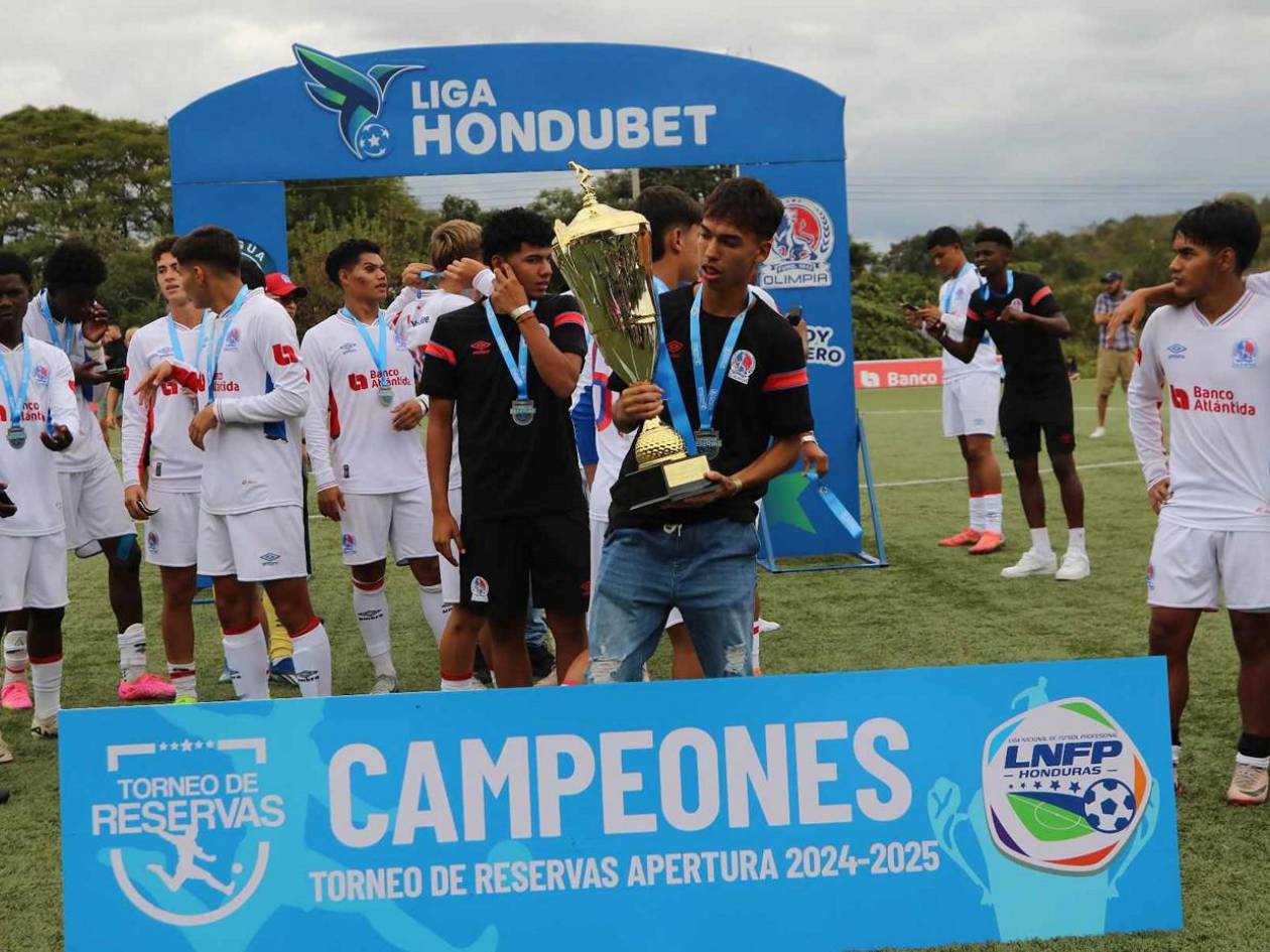 Olimpia es campeón en reservas tras remontar ante Motagua