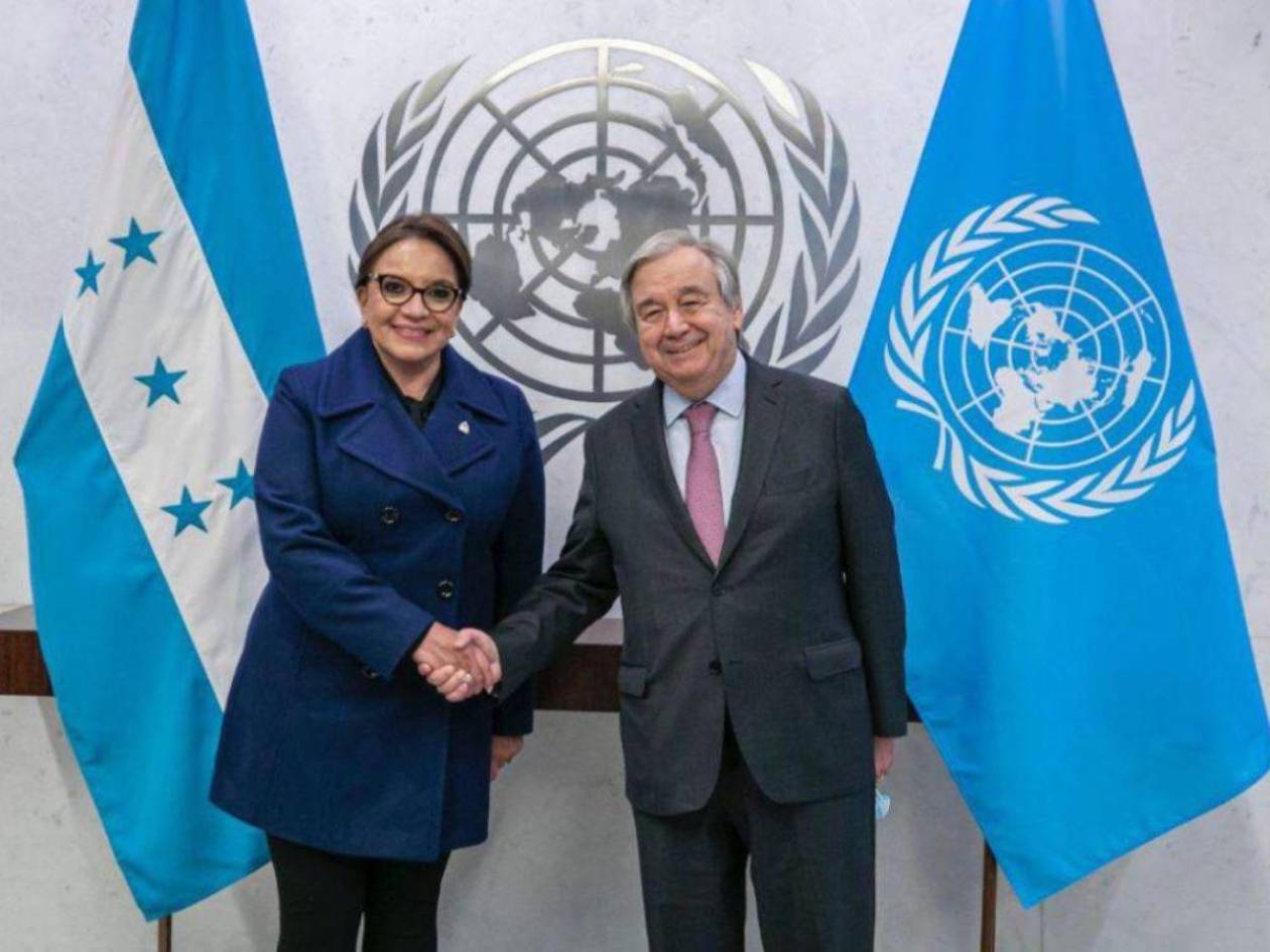 Presidenta Xiomara Castro se reúne hoy con el secretario general de la ONU