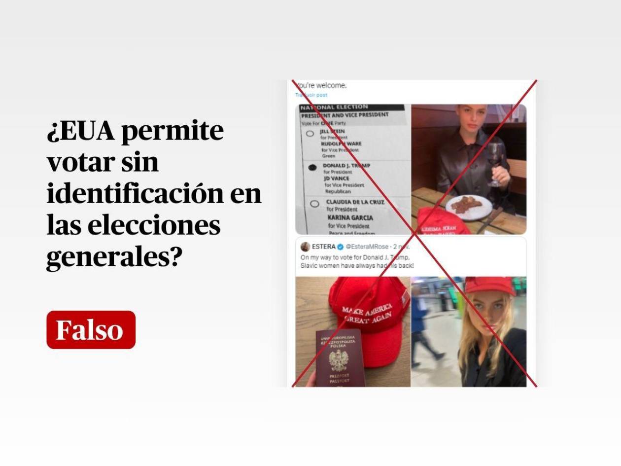 EUA no permite votar sin identificación; la mayoría de los estados lo exige