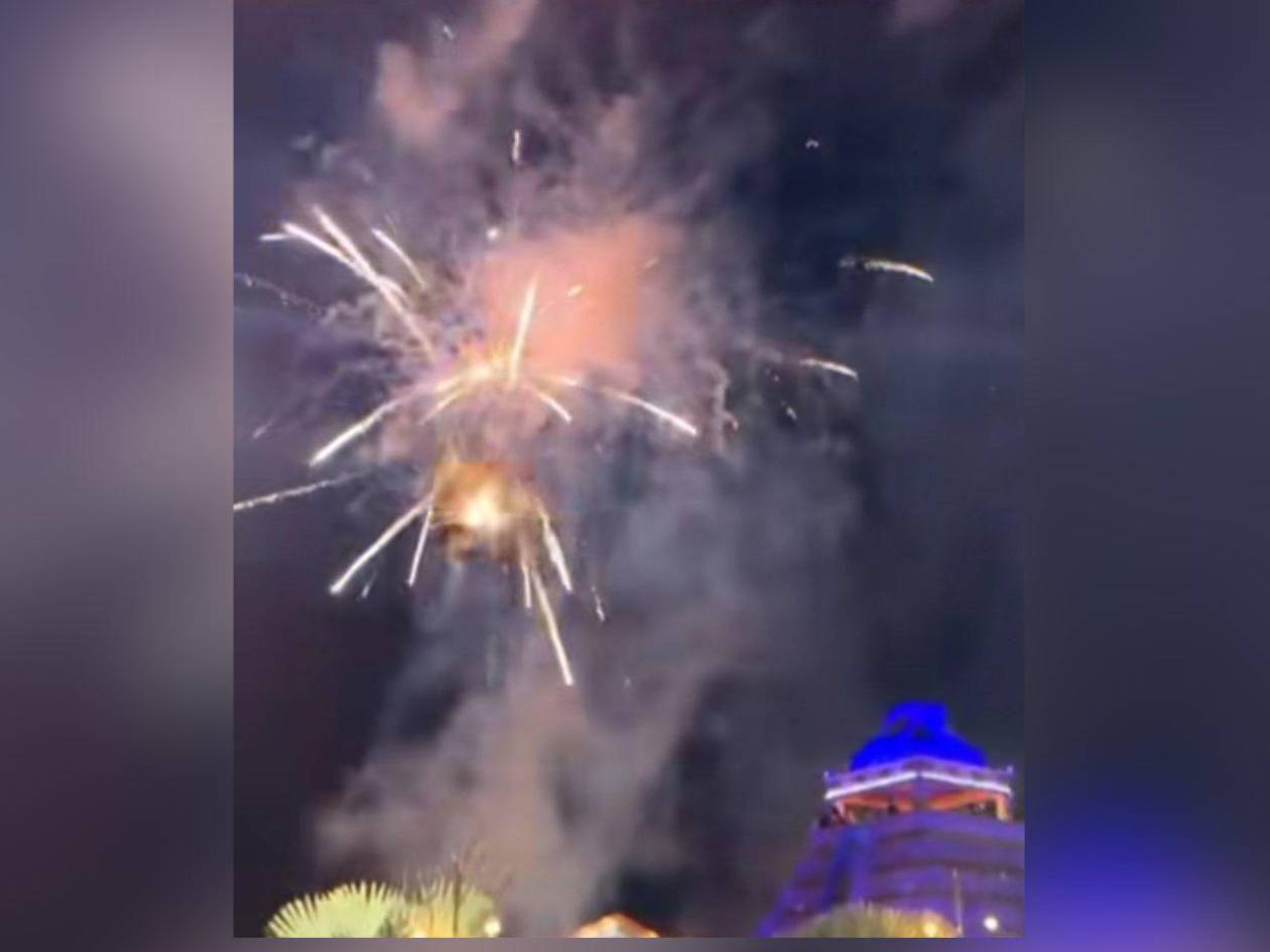 Con fuegos artificiales celebraron la liberación de Alexander Ardón en El Paraíso, Copán