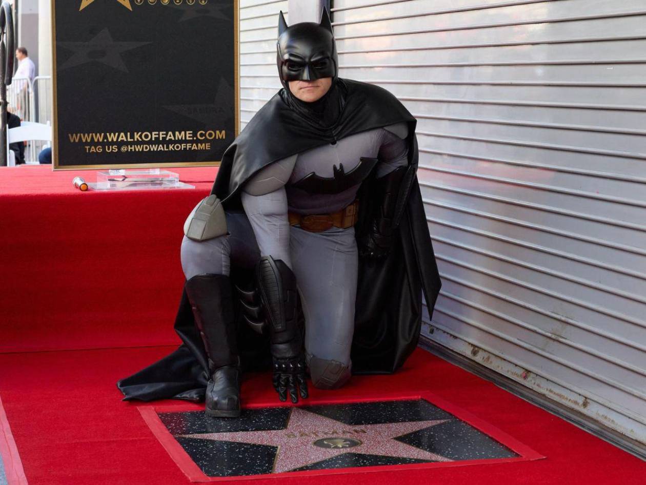 Batman, primer superhéroe con una estrella en el Paseo de la Fama