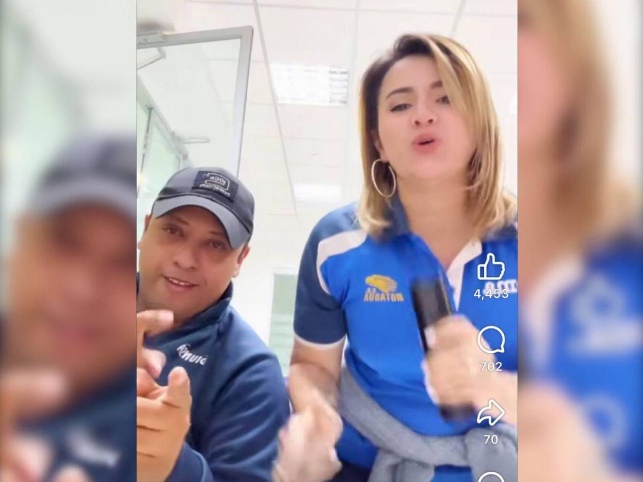 “¡Por fin, la Navidad es azul!” Con canto y baile Cesia Mejía celebra el triunfo del Motagua