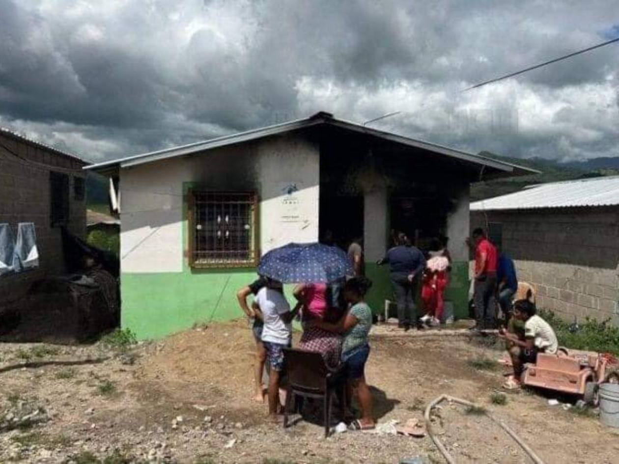 Incendio cobra la vida de menor de tres años en Juticalpa, Olancho