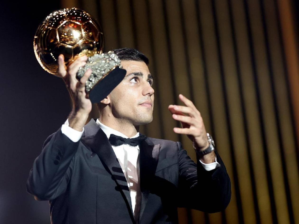 Rodri se convierte en el ganador del Balón de Oro 2024 y deja sin premio a Vinicius