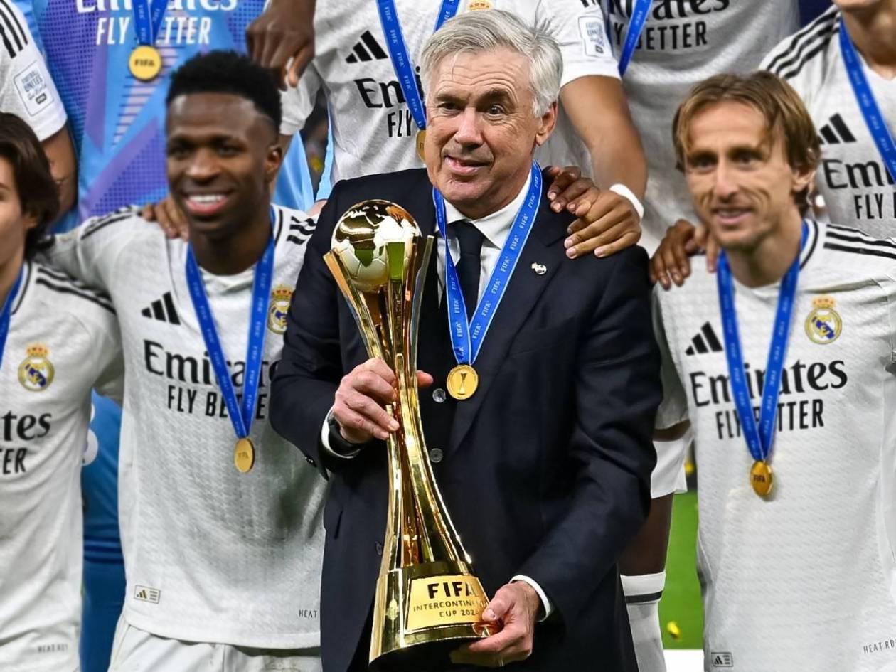 Carlo Ancelotti, técnico con más títulos ganados con el Real Madrid