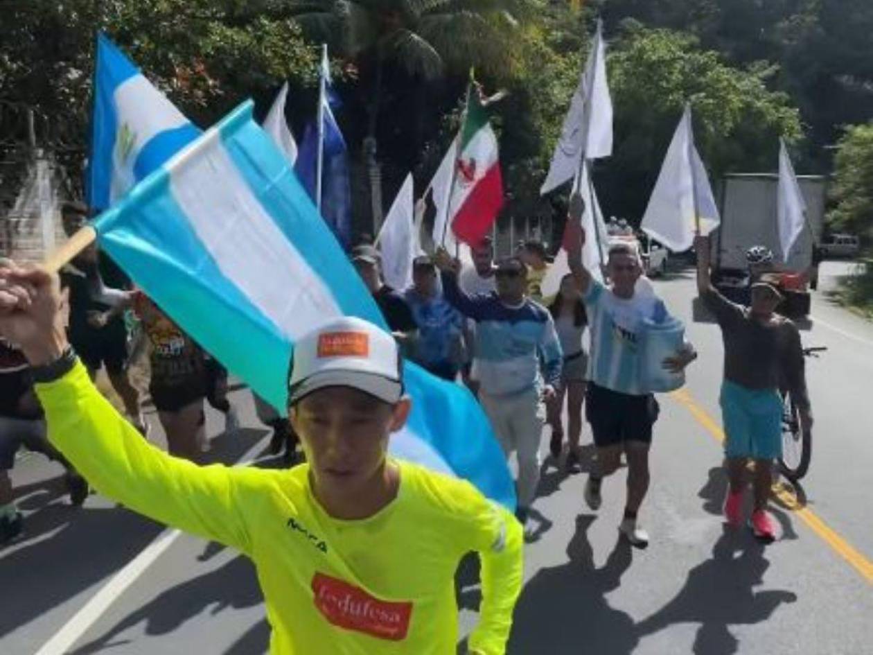 Shin Fujiyama llega a Honduras tras 105 días de recorrido en su reto 3000 kms