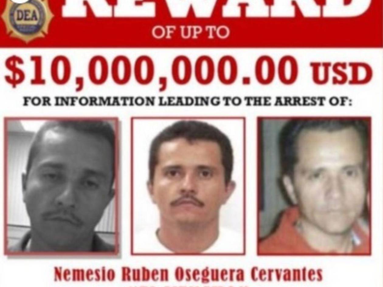 EE.UU. aumenta recompensa a $15 millones por información para capturar a narco el “Mencho”