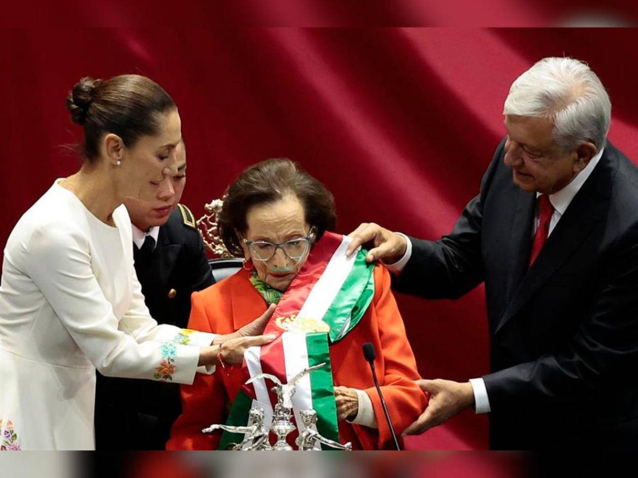 Muere Ifigenia Martínez, cinco días después de entregar banda presidencial a Claudia Sheinbaum