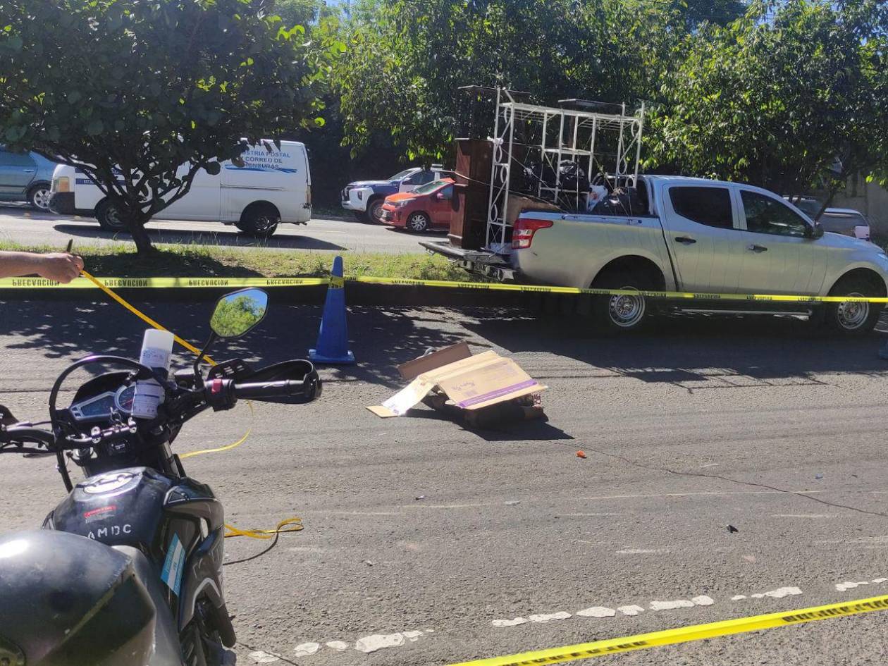 Atropellado por moto muere hombre en el anillo periférico de Tegucigalpa