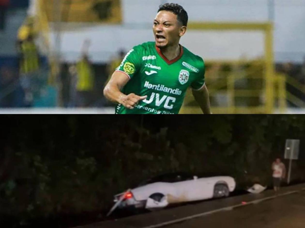 Jugador del Marathón, Alexy Vega, sufre aparatoso accidente de tránsito: Esto se sabe