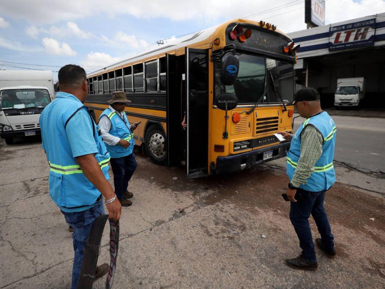 Instituto de Transporte certifica 1,500 unidades para la Semana Morazánica