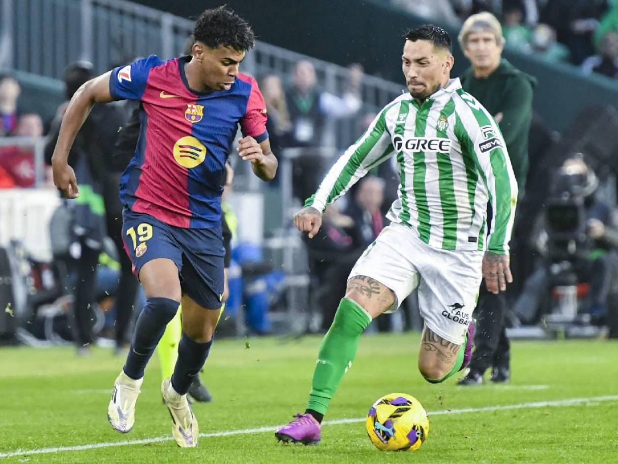 Barcelona empata ante Betis y pone en riesgo el primer lugar en la Liga de España