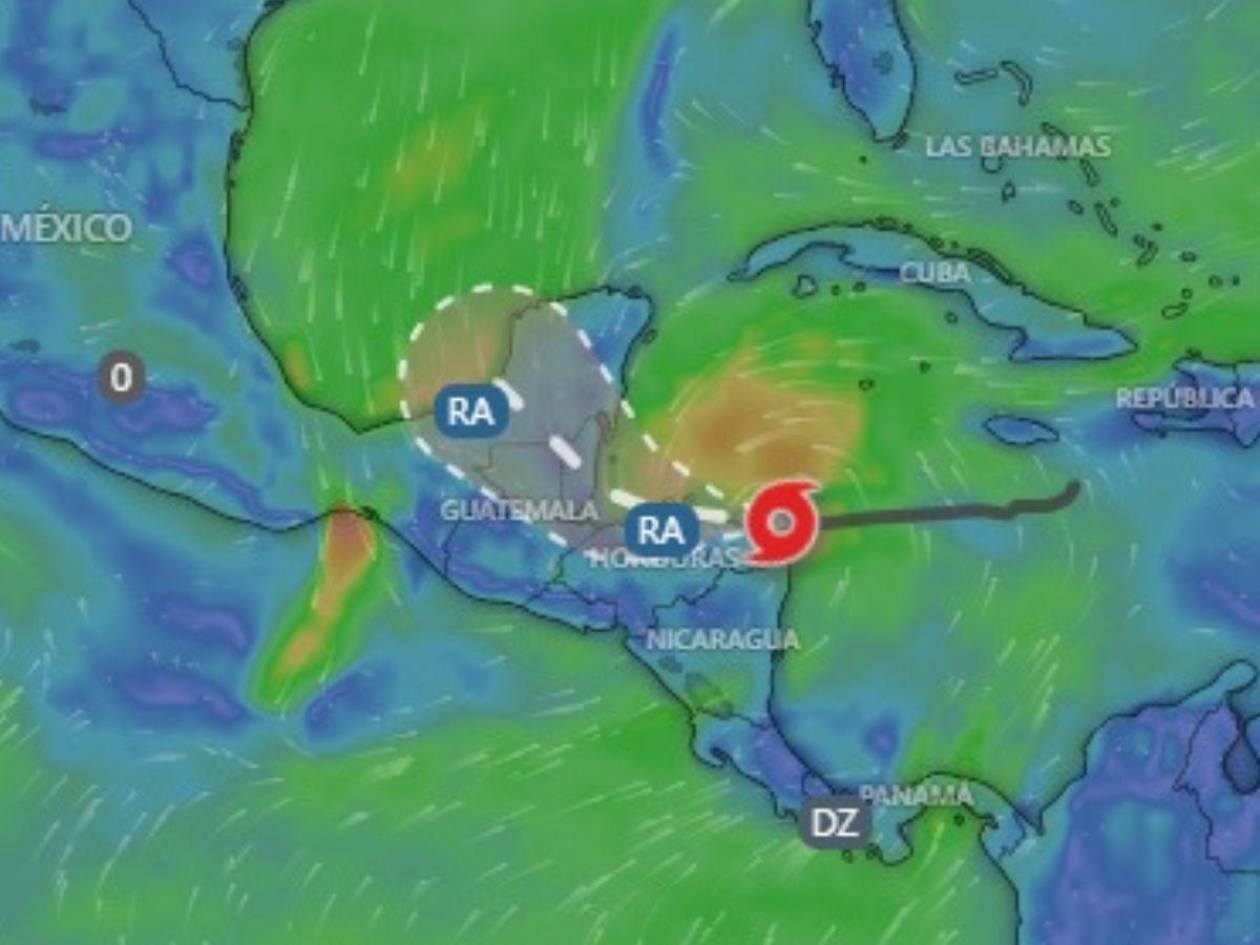 Tormenta Sara se aproxima: posibles rutas e impacto en Honduras