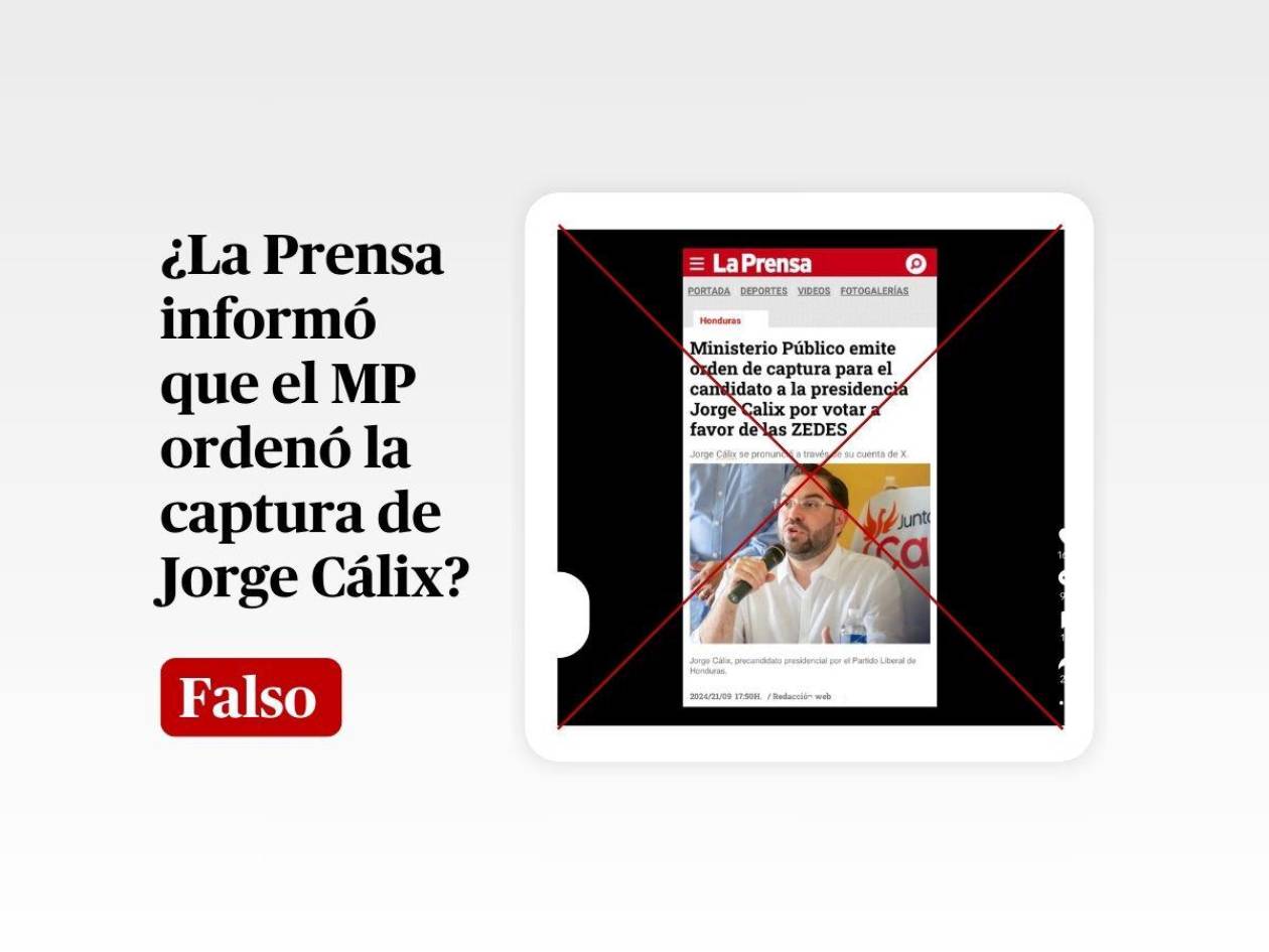 La Prensa no informó que el Ministerio Público ordenó la captura de Jorge Cálix