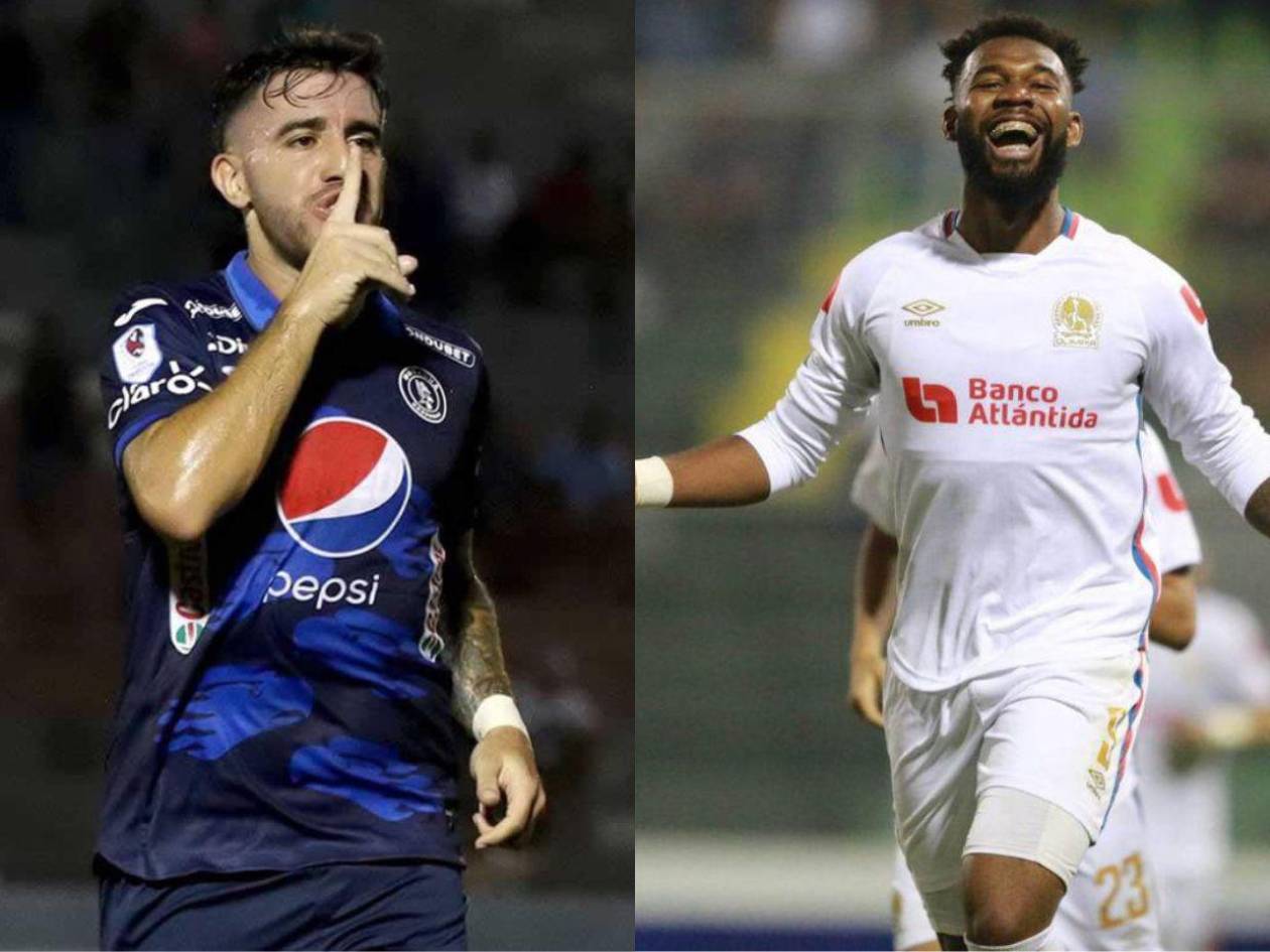 Tabla de goleadores de la Liga Nacional Apertura 2024; tres son del Motagua