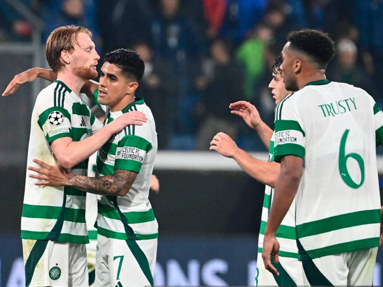 Celtic de Luis Palma empata ante Atalanta en partido de Champions League